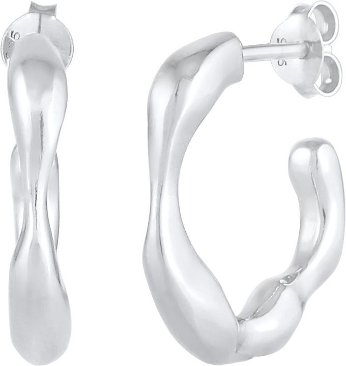 Produktbild Elli Creolen Organic-Look (925 Silber)