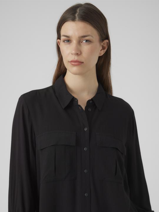 Actual product image Vero Moda VMVILMA L/S FOLD UP SHIRT WVN EXC Shirt (XS)