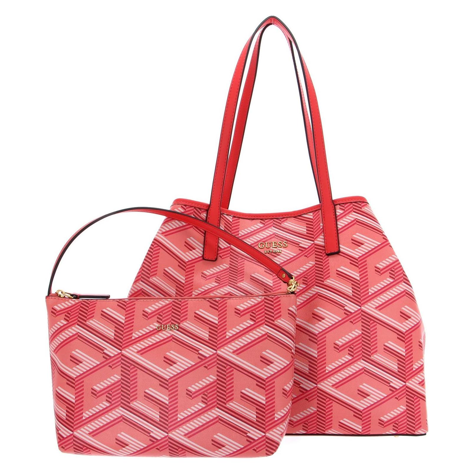 Guess, Damen, Tasche, Vikky Large Tote, Orange