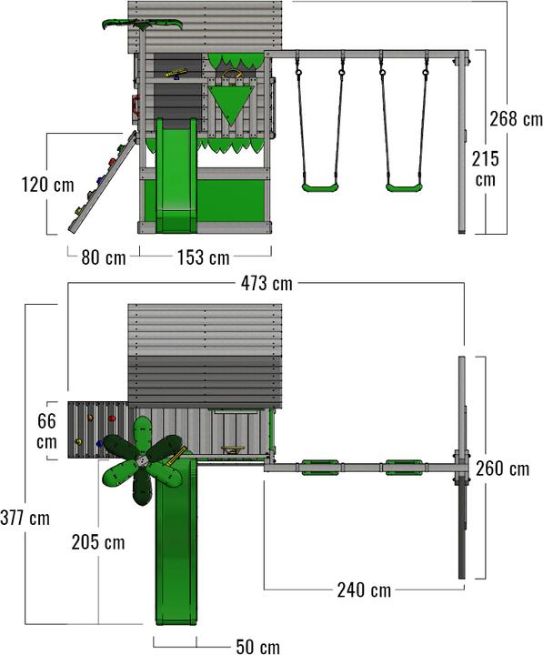 Produktbild Fatmoose Spielturm TikaTaka