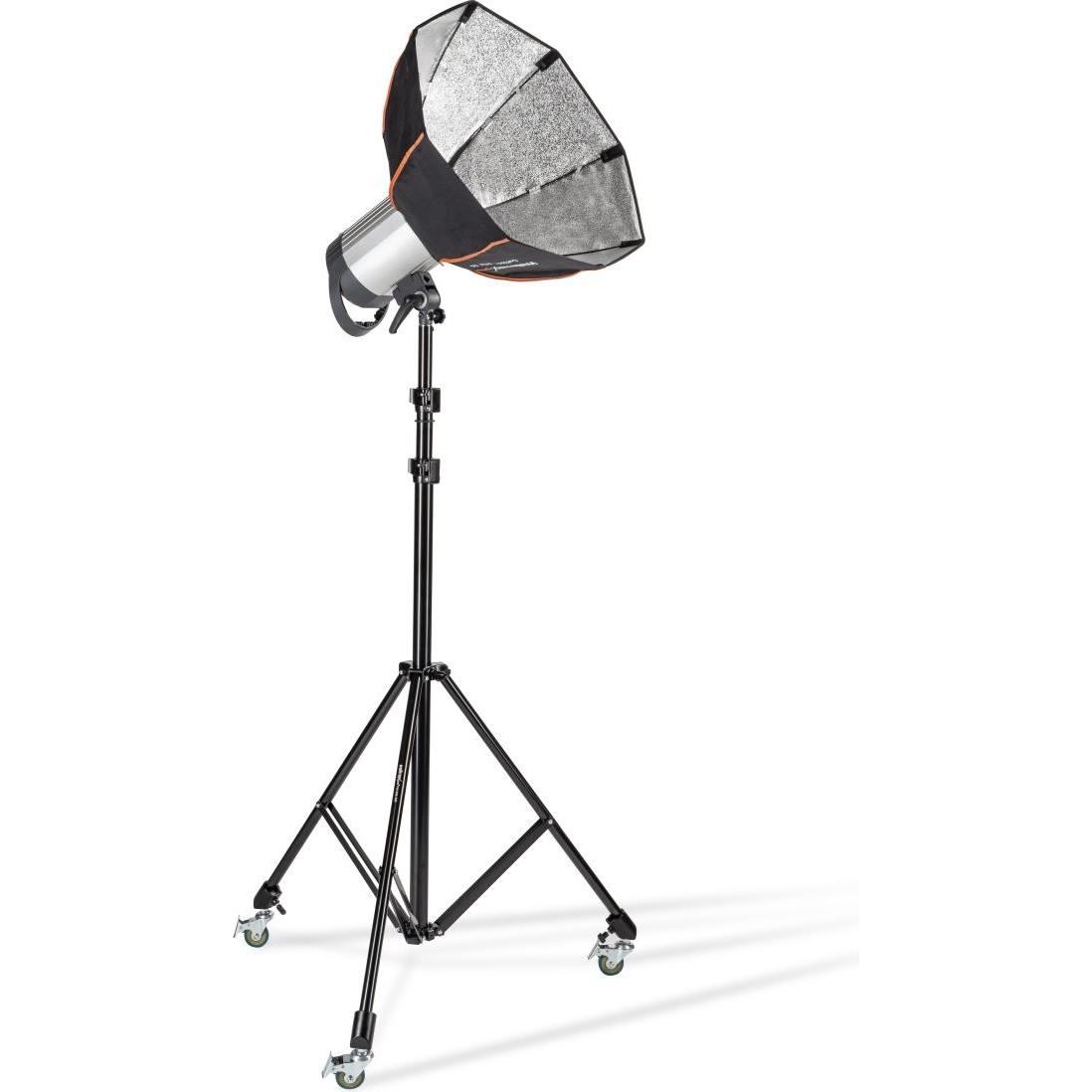 Thumbnail - Walimex pro pro 23094 Stativrollen Pro 7525 3er-Set 75mm (Stativfuss), Stativ Zubehör, Schwarz