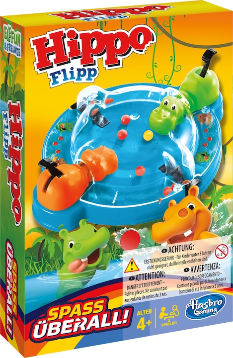 Hasbro Gaming Ippopotamo flip (Tedesco)