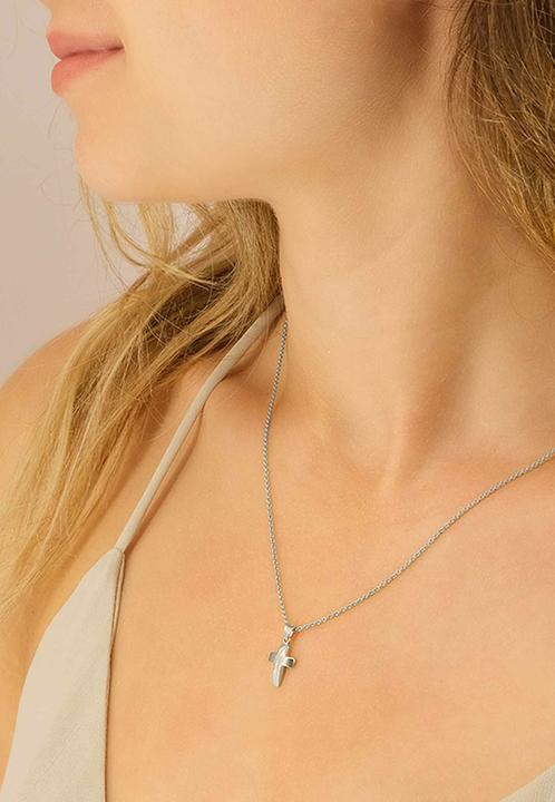 Image du produit Muau Croix à poutre (Or blanc 750/18K)