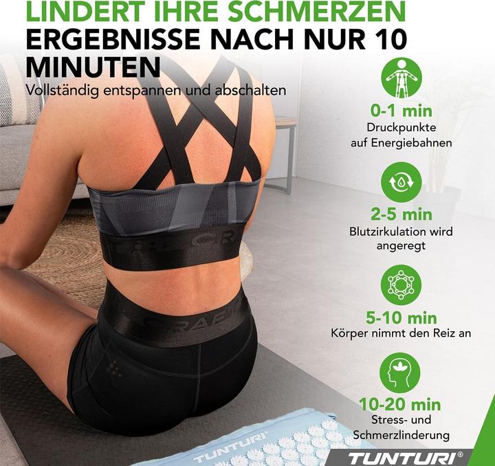 Produktbild Tunturi Akupressur Matte und  Kissen