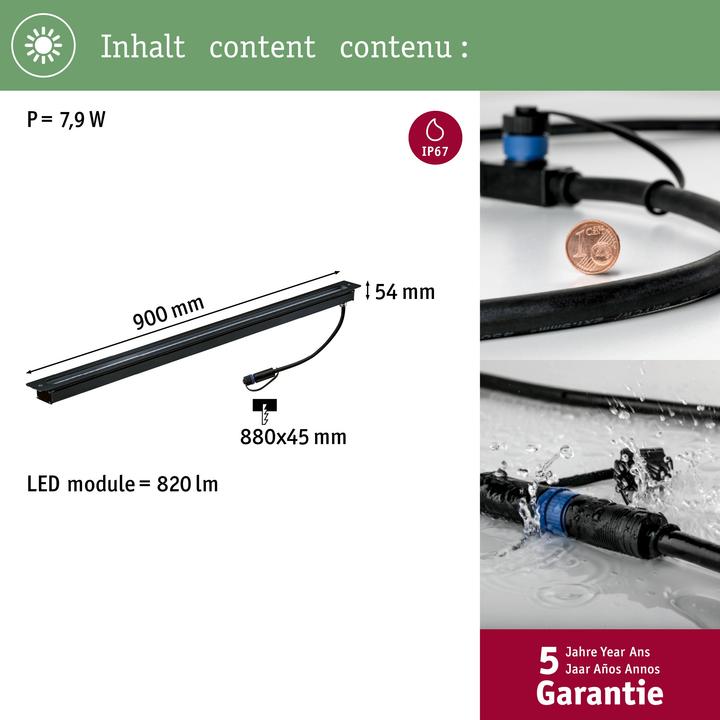 Produktbild Paulmann Outdoor Plug & Shine Wall (875 lm, IP67)
