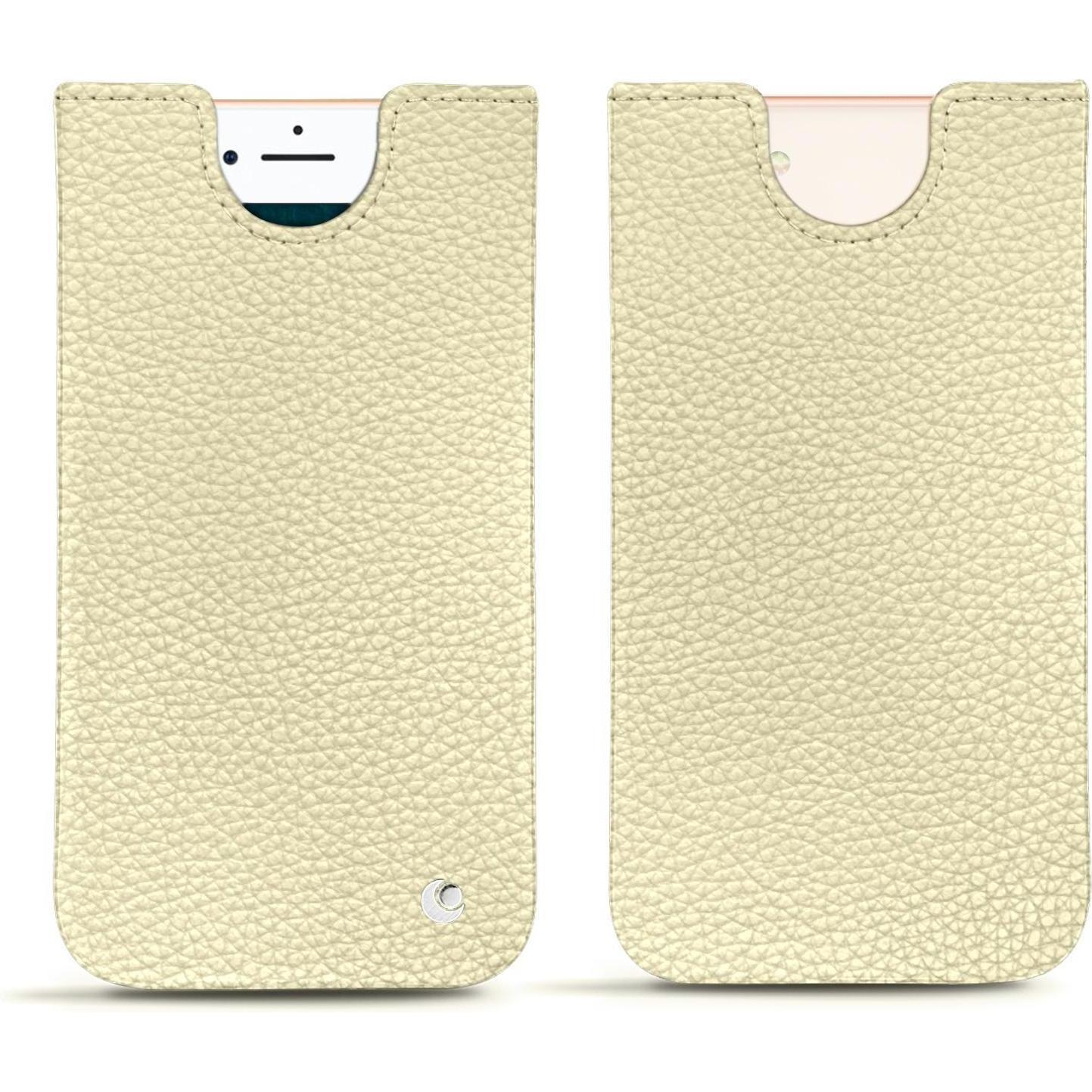Noreve Lederschutzhülle (Apple iPhone 7), Smartphone Hülle, Weiss
