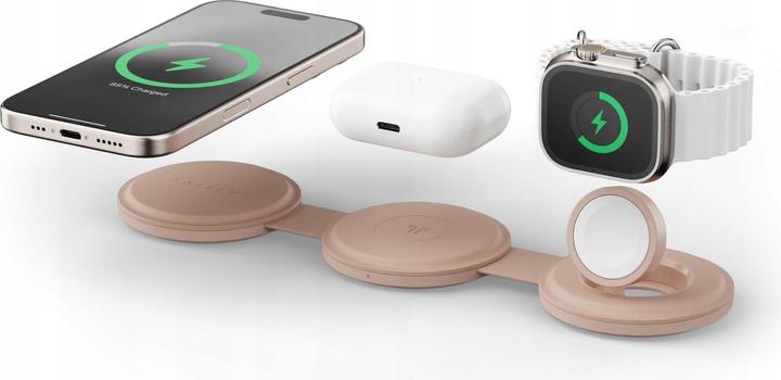 Immagine prodotto Satechi Caricabatterie wireless OntheGo 3-in-1 con Qi2 (15 W)