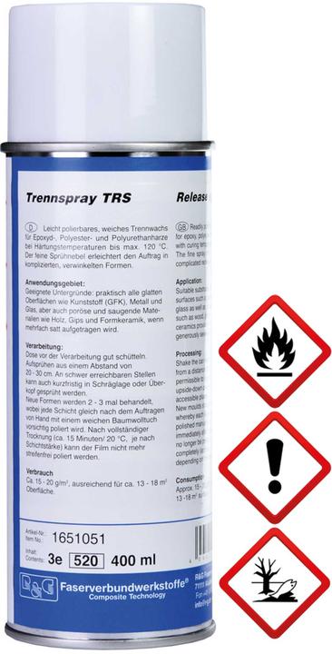 Actual product image R&G Release spray aerosol can 400 ml