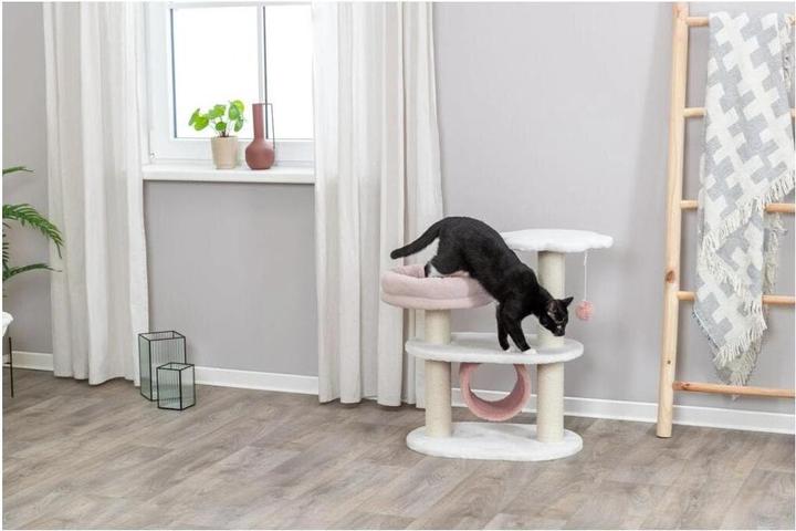 Actual product image Trixie Isabella scratching post, 70 cm dusky pink/white (70 cm, Dusky pink, White)