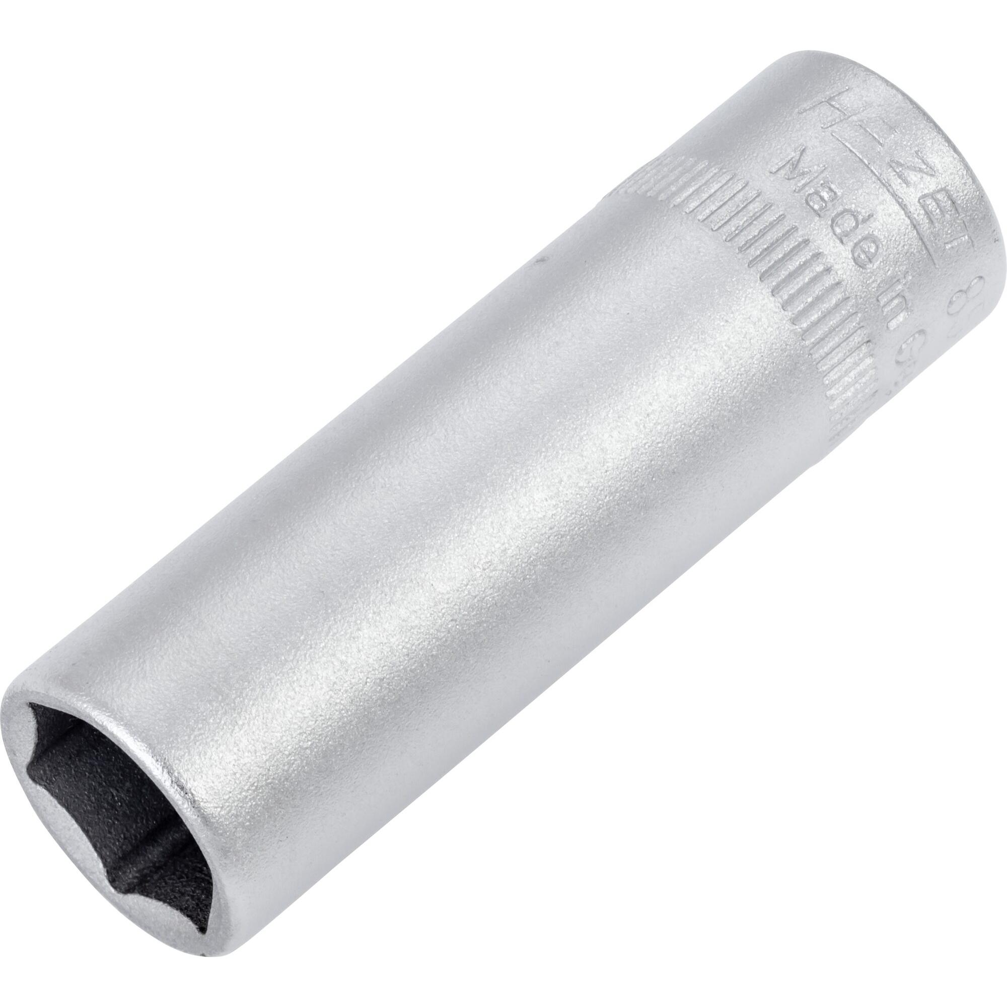 HAZET, Steckschlüssel + Stecknuss, Steckschlüsseleinsatz ∙ Sechskant 850LG-11 ∙ Vierkant6,3 mm (1/4 Zoll) ∙ Aussen Sechs...