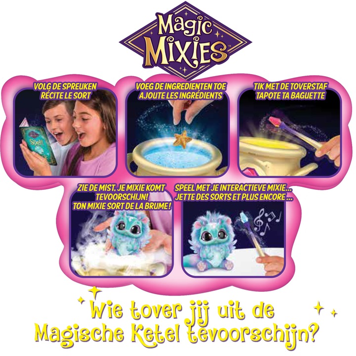 Actual product image Spectron Magic Mixies Cauldron with Real Mist - Rainbow (36.60 cm)