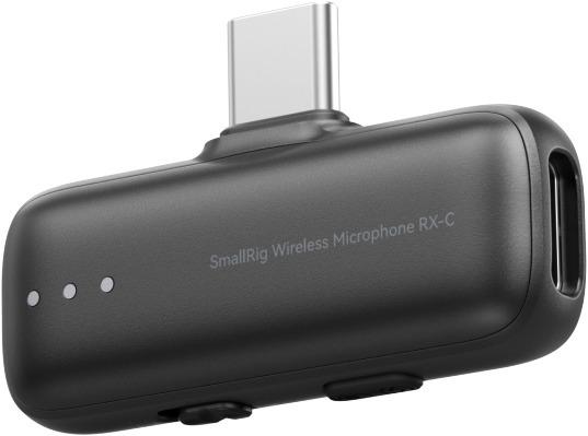 Actual product image SmallRig 5715 S70 Wireless Microphone with Multi-Device Compatibility (Black)