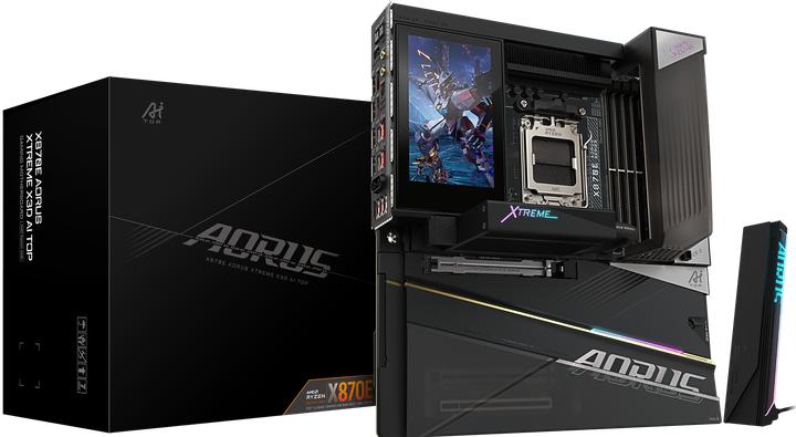 Productafbeelding Gigabyte MB Gbt Amd Am5 X870e Aorus Xtreme X3d Ai Top (AM5, AMD X870E, ATX, E-ATX)