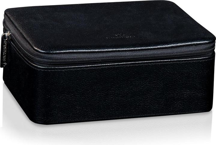 Produktbild Windrose Beluga Uhrenbox 19 cm Leder