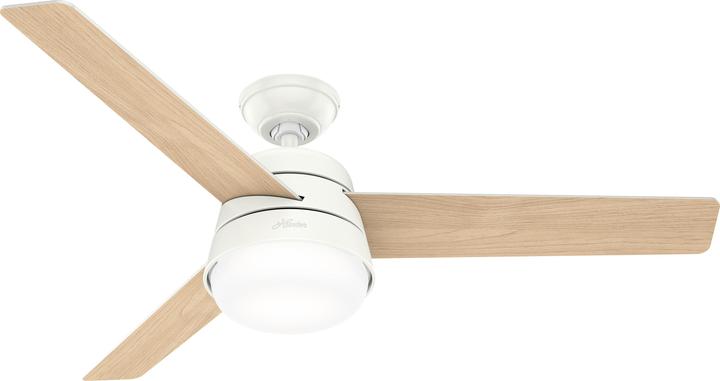 Actual product image Hunter Fans Deckenventilator Finley L Weiss mit Licht & Fernbedienung (43 dB)