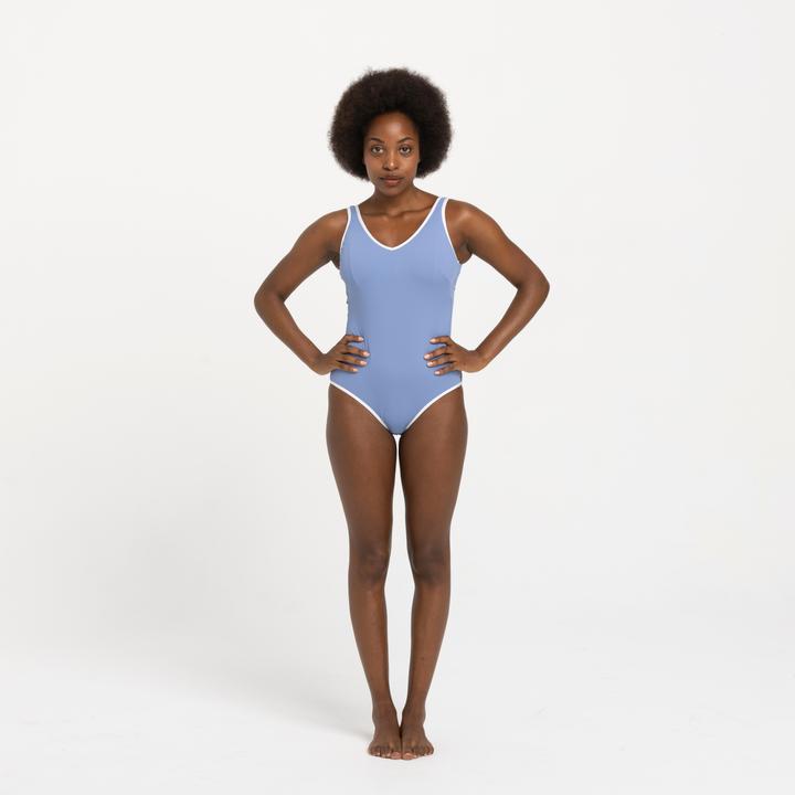 Produktbild Nabaiji Badeanzug Damen Virginia blau (48)