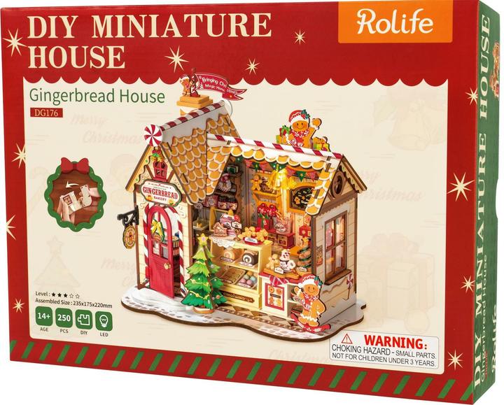 Produktbild Robotime Gingerbread House