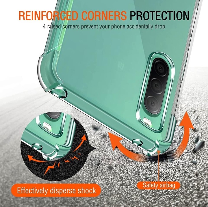 Immagine prodotto Screenguard Sony Xperia 10 IV Cover Crystal Soft Airbag Bumper (Sony Xperia 10 IV)
