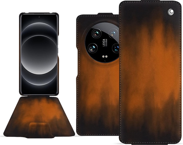 Actual product image Noreve Vertical leather shell (Xiaomi 14 Ultra)