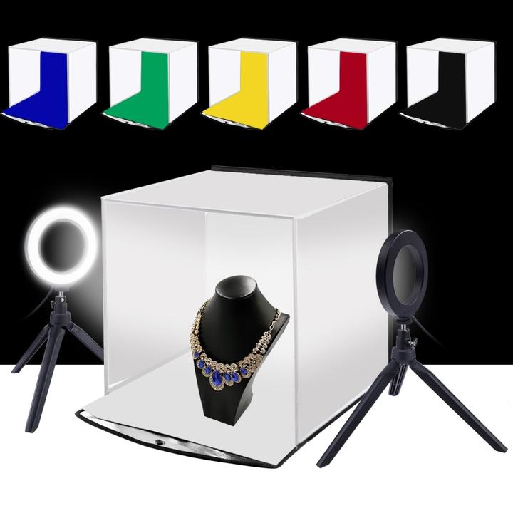 Actual product image Puluz Photo Studio Box 30m with 2x Ring Light (Ring light)