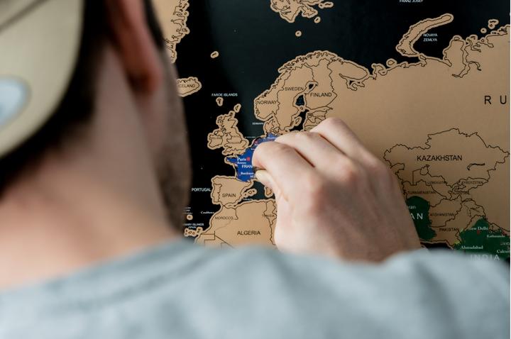 Produktbild Scratch Map (60 x 83 cm)