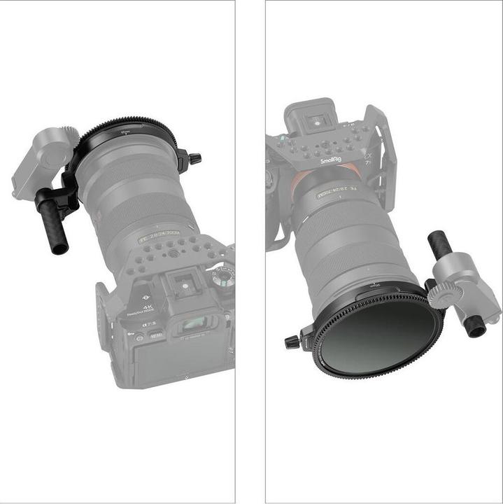Image du produit SmallRig Filtre d'objectif CPL-VND Kit de filtre avec Rod Clamp - 95 mm (95 mm, Filtre gris neutre, Filtre polarisant)