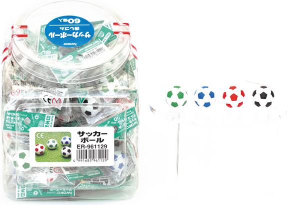 Actual product image Iwako Puzzle Eraser Soccer Ball ass