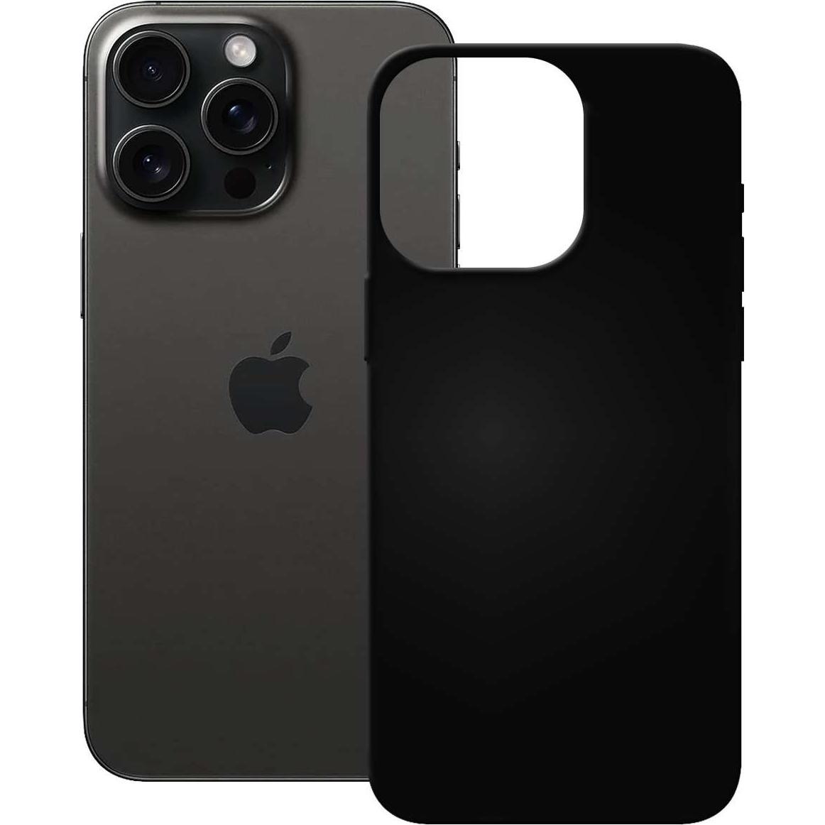 Pedea Soft TPU Case (Apple iPhone 16 Pro), Smartphone Hülle, Schwarz