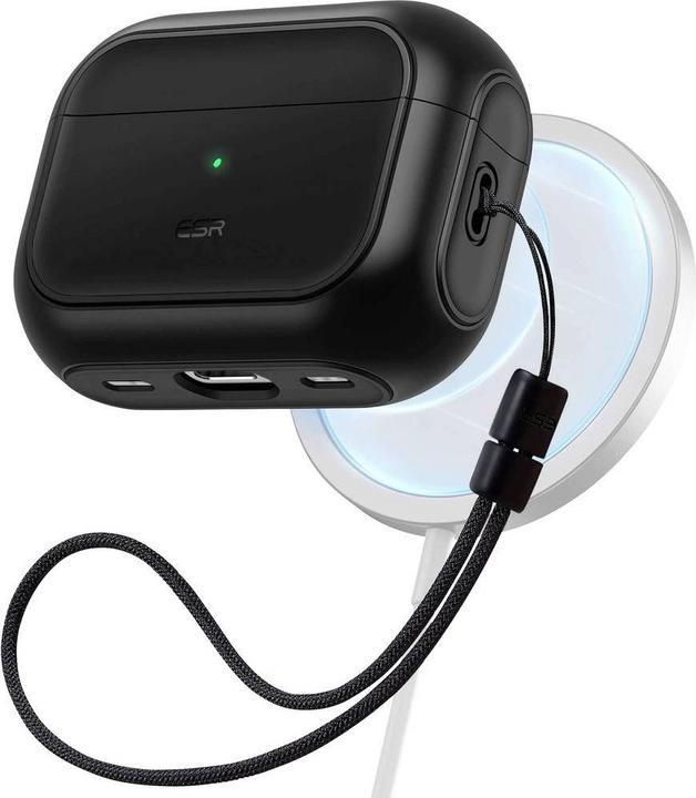 Actual product image ESR Orbit Hybrid HaloLock Case| Apple AirPods Pro 2023 - 2019| black| (Headphone bag)