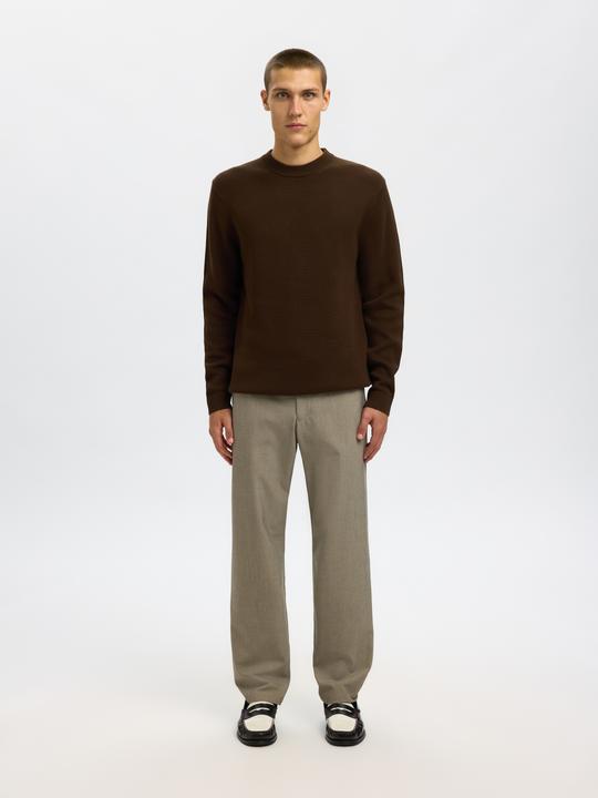 Actual product image Selected Homme Slhdane Ls Knit Structure Crew Neck Noos (XXL)