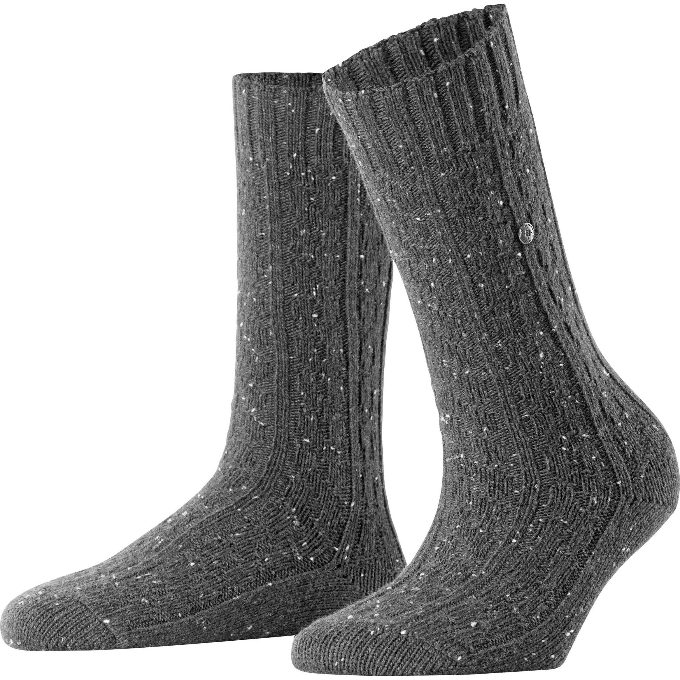 Burlington, Damen, Socken, Tweed Tales Damen, Grau, (36 - 41)