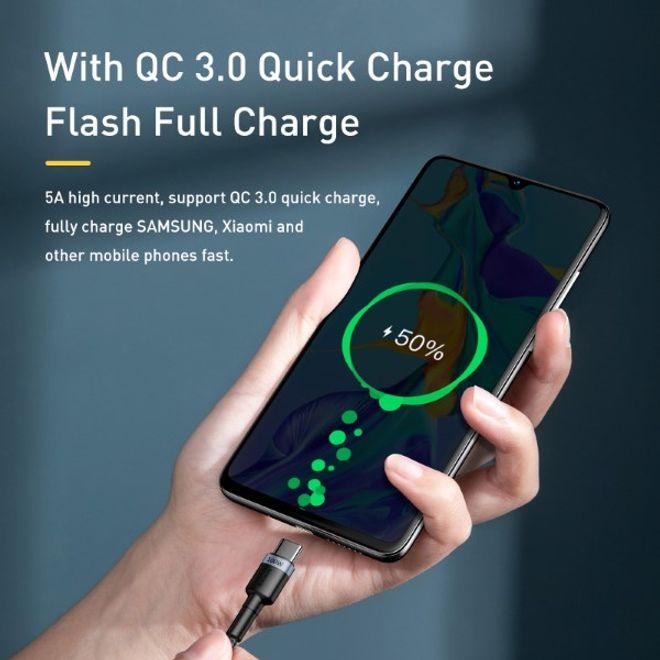 Produktbild Baseus Cafule Fast Charge Series (2 m, USB 2.0, 100 W)