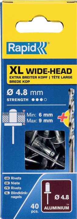 Produktbild Rapid XL Blindniete Ø 4,8 x 12 mm