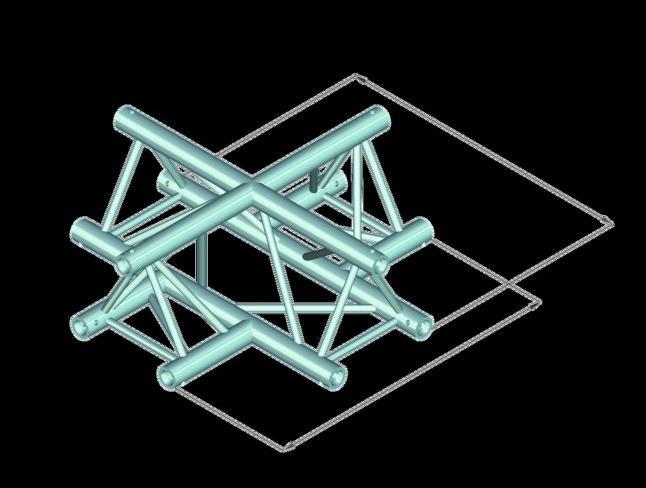 Actual product image Alutruss DECOLOCK DQ3-PAC41 4-way cross