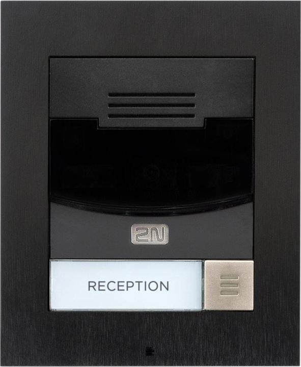 Actual product image 2N IP Door Station IP Solo without camera, wall mounting, black (Cable)