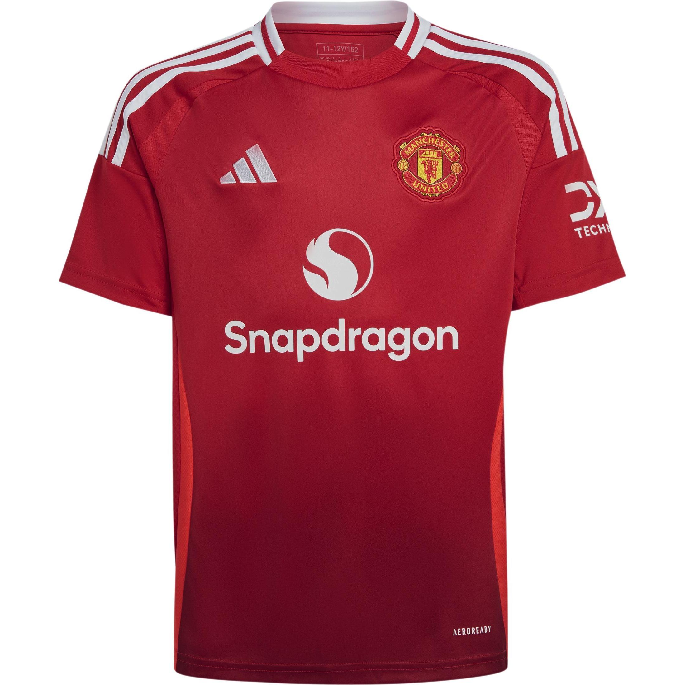 adidas, Bambini, Maglietta calcio, Maglia Manchester United Bambini (128), 128