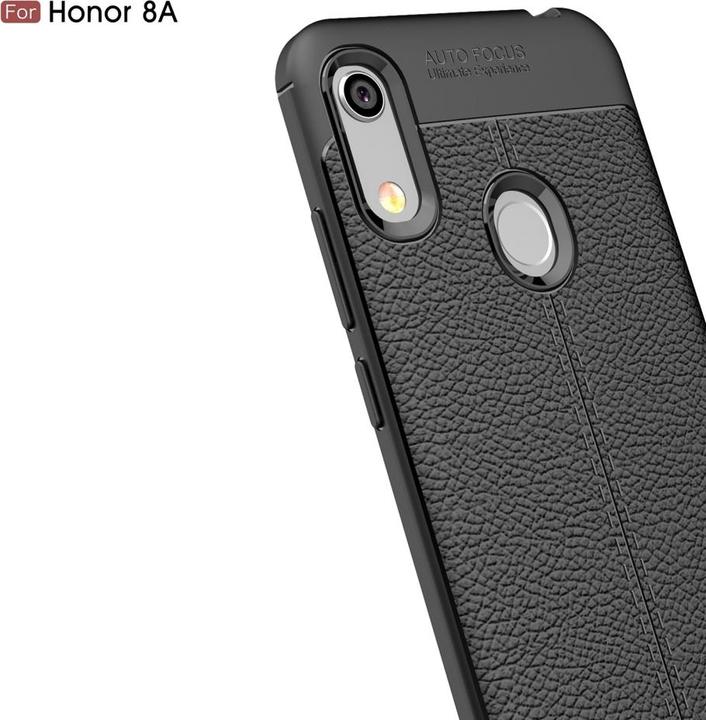 Produktbild Screenguard Honor 8A Hülle Leather Design TPU Cover (Honor 8A)