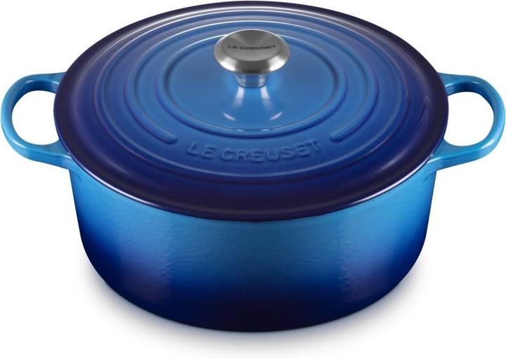 Produktbild Le Creuset Azure (Bräter + Schmortopf, Emaille, Gusseisen, 28 x 18.40 cm)
