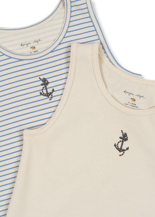 Immagine prodotto Konges Slojd 2Pack Basic Tanktop Stripe Provence (98)