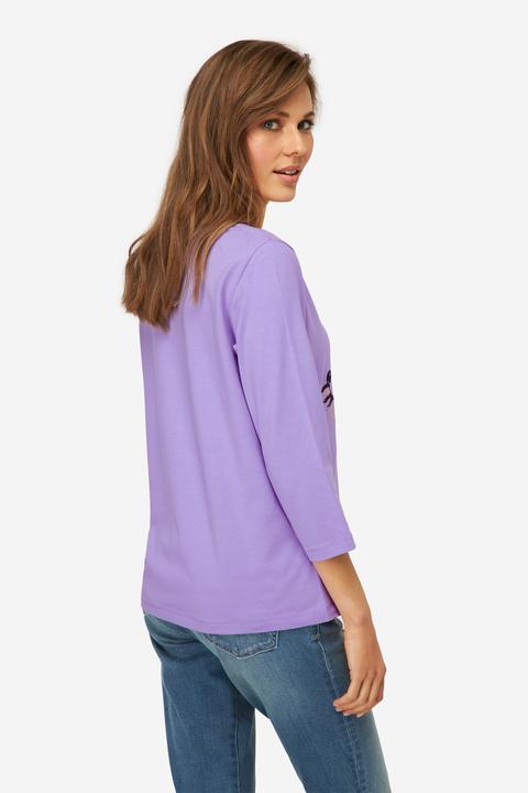Immagine prodotto Laurasøn T-Shirt, Robbe, V-Ausschnitt, 3/4-Ärmel, OEKO-TEX (L)