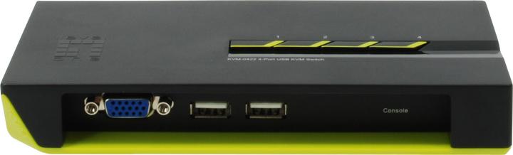 Actual product image LevelOne KVM-0422: 4Port Cable KVM Switch