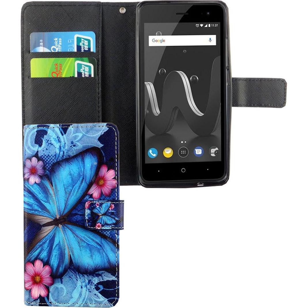 König Design Hülle Handy Schutz für Wiko Jerry 2 Case Cover Tasche Wallet Etui Handyhülle Neu (Wiko Jerry 2), Smartphone...