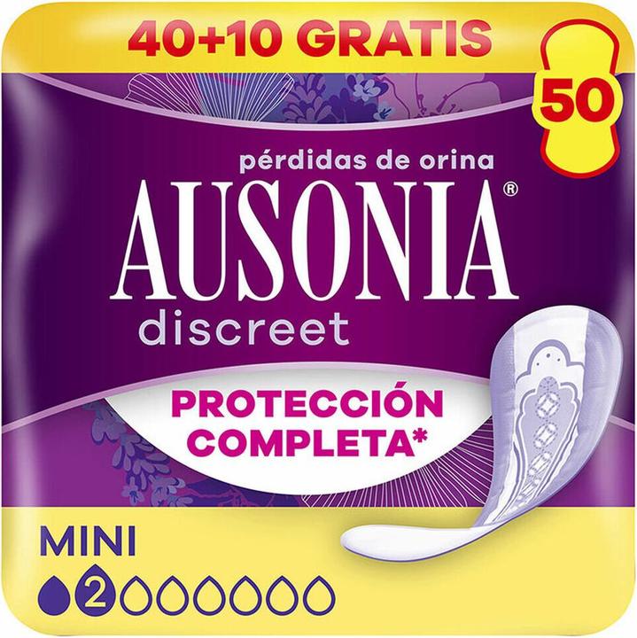 Immagine prodotto Ausonia DISCREET Mini-Inkontinenzeinlagen 50 Einheiten (50 x, Mini)