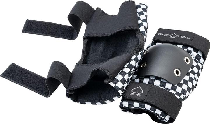 Actual product image Pro-Tec Pads Street Gear Junior 3 Pack Open Checker 2022 (S, Knee pad)