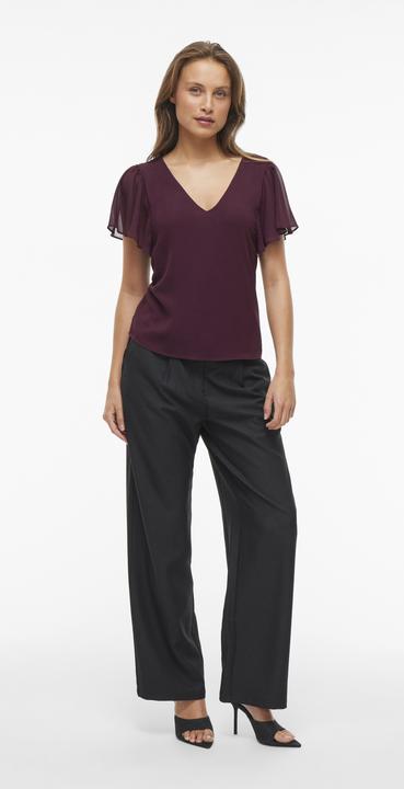 Produktbild Vila Kurzärmeliges Top mit V-Ausschnitt (40)