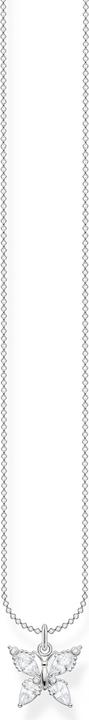 Produktbild Thomas Sabo Kette Schmetterling weisse Steine (925er Silber, 38 - 45 cm)