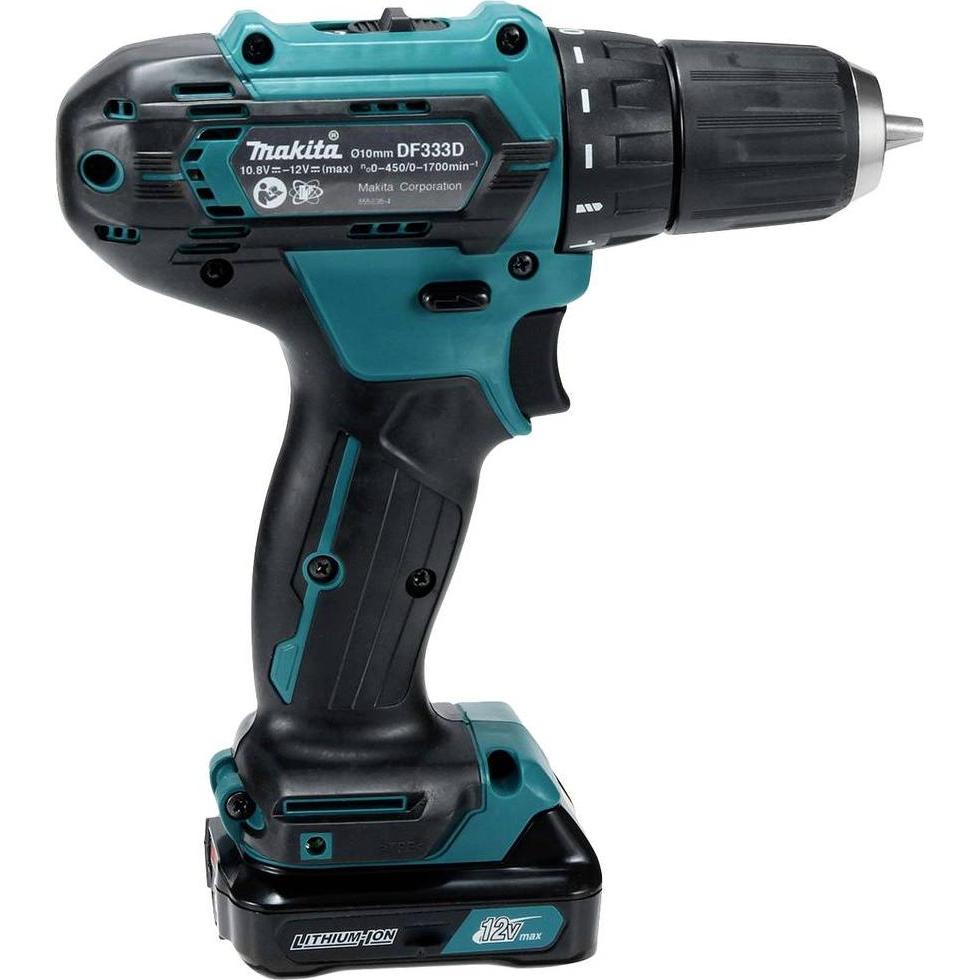 Makita, Trapano + Avvitatore a batteria, Avvitatore a batteria 12V DF333DSAL1