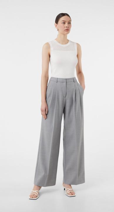 Produktbild Comma Hose Weite Bundfaltenhose aus fliessendem Flanell (38)