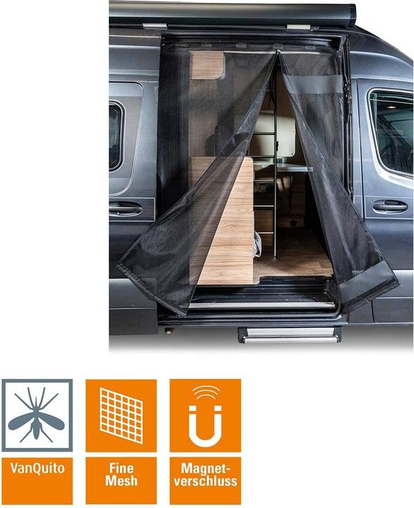 Immagine prodotto VanQuito Zanzariera con porte scorrevoli, destra