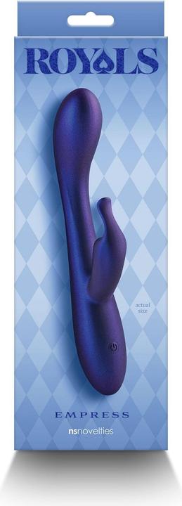 Produktbild NS Novelties Royals Empress Metallic Blue Vibrator 19,1 x 3,2 x 5,3 cm